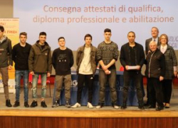 Consegna attestati ai qualificati 2017 - ENGIM Thiene