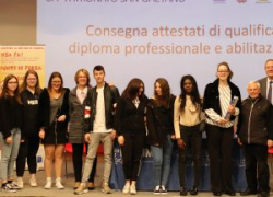 Consegna attestati ai qualificati 2017 - ENGIM Thiene