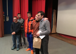 don Marco Pozza incontra gli studenti della scuola di formazione professionale  Engim Thiene