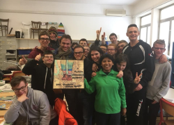 don Marco Pozza incontra gli studenti della scuola di formazione professionale  Engim Thiene